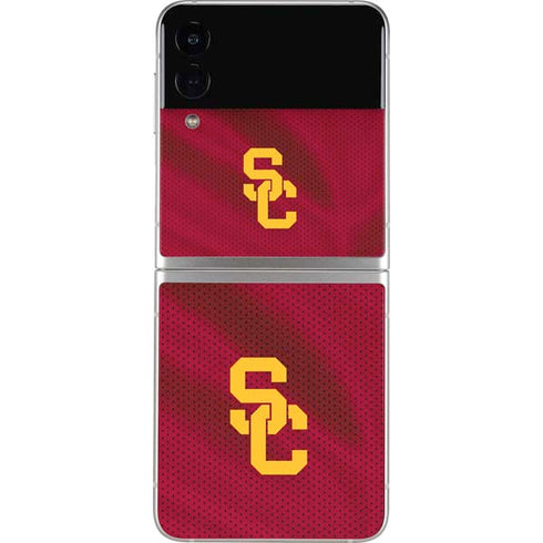 University of Southern California USC Trojans Jersey Galaxy Z Flip3 5G Skin